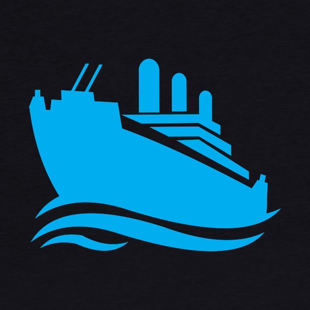 cruise ship by HBfunshirts